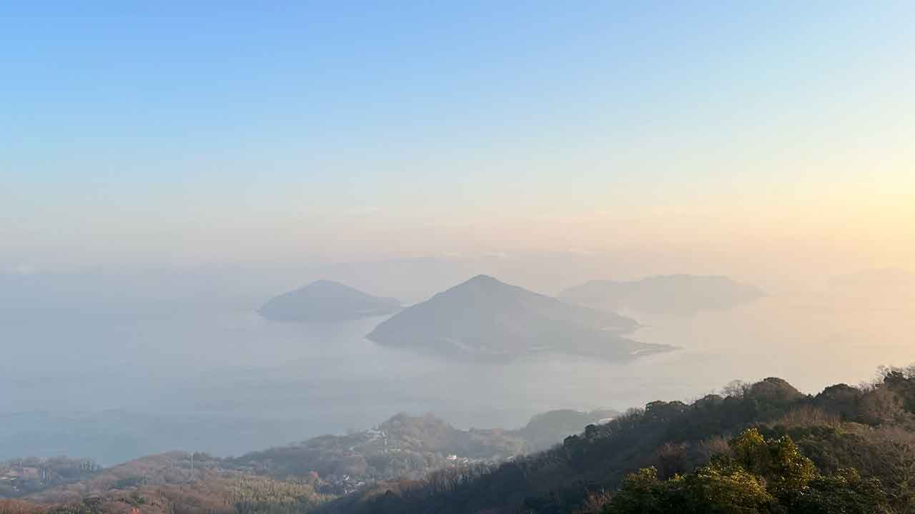 Mt.Shiudeから見た瀬戸内海。ニューヨークタイムズの52 places to go in 2019で7位にランクイン。